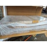 vidaXL Dressoir Wit Massief Hout - 110x30x85 cm - 55% Korting