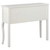 vidaXL Dressoir Wit Massief Hout - 110x30x85 cm - 55% Korting