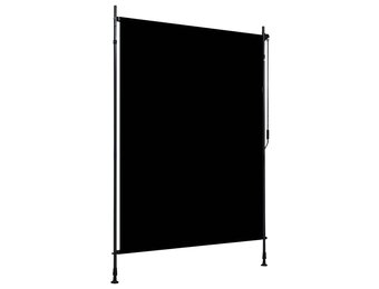 vidaXL Rolgordijn voor buiten 150x270 cm antraciet