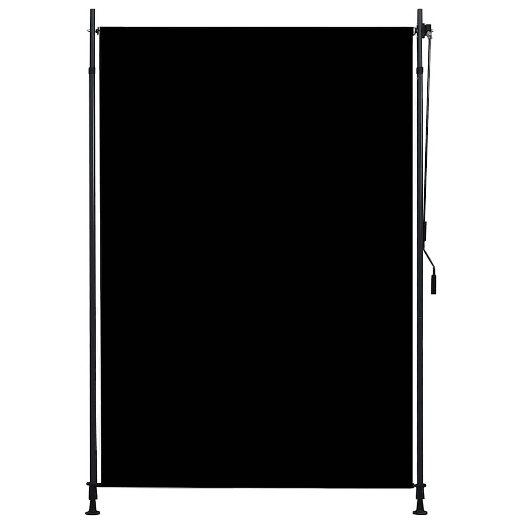 vidaXL Rolgordijn voor buiten 150x270 cm antraciet