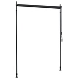 vidaXL Rolgordijn voor buiten 150x270 cm antraciet
