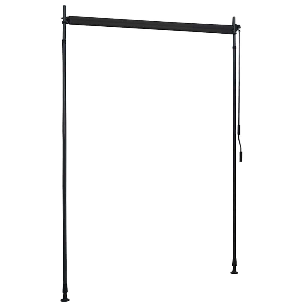 vidaXL Rolgordijn voor buiten 150x270 cm antraciet