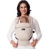 Momcozy Babydrager van pasgeborene tot peuter - een ergonomische, behaaglijke en lichtgewicht draagzak voor 3,2-20 kg, verbeterde lendensteun, Khaki
