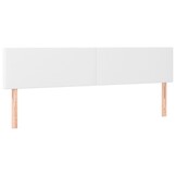 vidaXL Hoofdborden 180x5x78/88 cm kunstleer wit