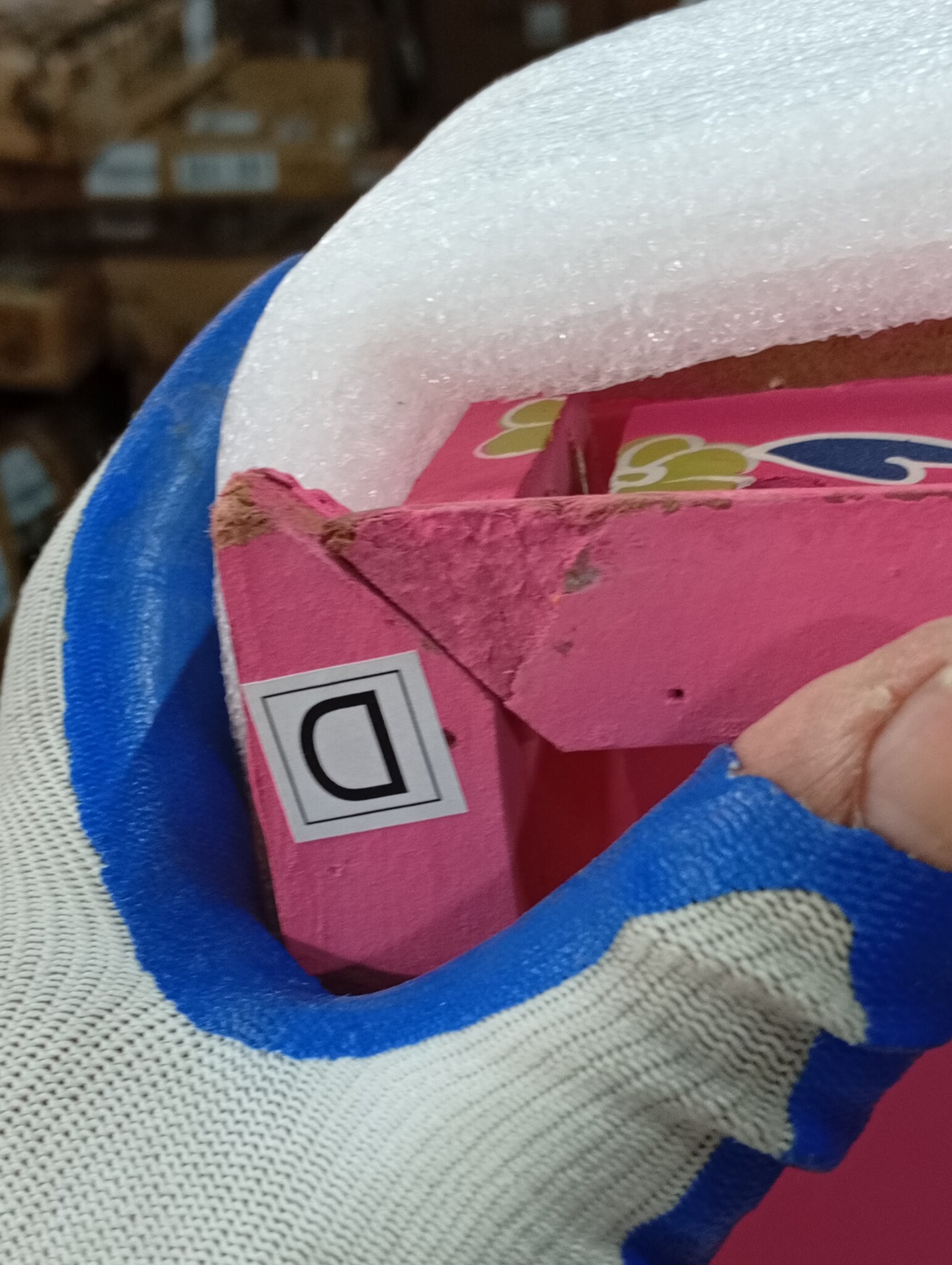vidaXL Salontafel handbeschilderd massief mangohout roze