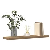 vidaXL Wandschappen 4 st 40x10x1,5 cm bewerkt hout artisanaal eiken