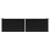 vidaXL Plantenbak verhoogd 160x40x45 cm gegalvaniseerd staal antraciet
