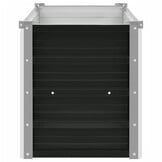 vidaXL Plantenbak verhoogd 160x40x45 cm gegalvaniseerd staal antraciet