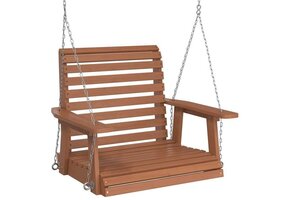 Tuinschommelstoel Vurenhout Bruin - 59% Korting