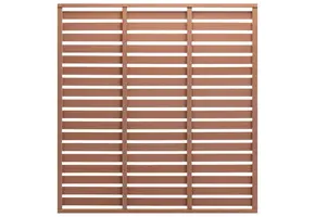 VidaXL Schuttingpaneel Bruin 180x180 cm - Duurzaam HKC met 41% Korting