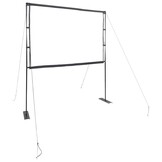 vidaXL Projectiescherm met statieven 100 inch 4:3