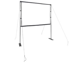 vidaXL Projectiescherm met statieven 100 inch 4:3