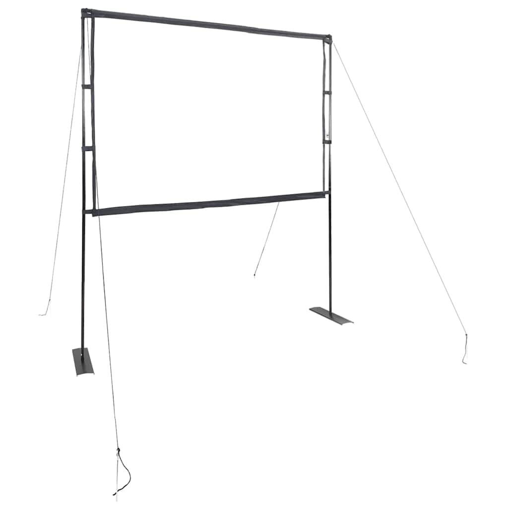 vidaXL Projectiescherm met statieven 100 inch 4:3