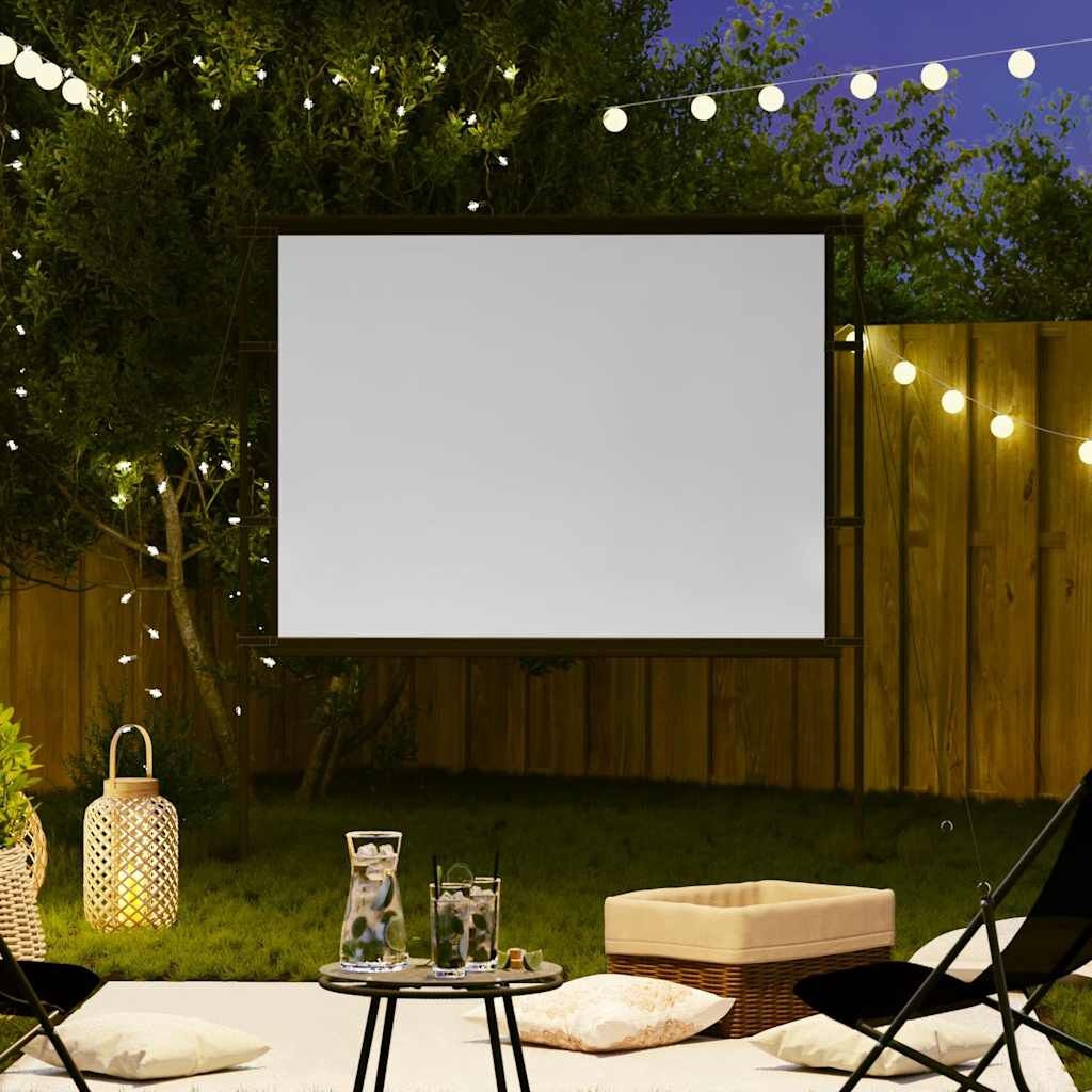 vidaXL Projectiescherm met statieven 100 inch 4:3