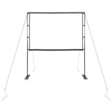 vidaXL Projectiescherm met statieven 100 inch 4:3
