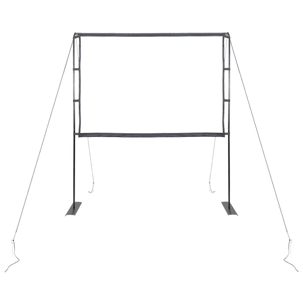 vidaXL Projectiescherm met statieven 100 inch 4:3