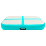 vidaXL Gymnastiekmat met pomp opblaasbaar 60x100x20 cm PVC groen