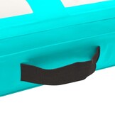 vidaXL Gymnastiekmat met pomp opblaasbaar 60x100x20 cm PVC groen