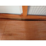 vidaXL Konijnenhok voor buiten met 1 deur hout
