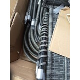 vidaXL Tuinstoelen stapelbaar 6 st poly rattan grijs