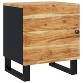 vidaXL Nachtkastje 40x33x46 cm Massief Acaciahout - 34% Korting