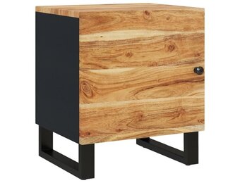 vidaXL Nachtkastje 40x33x46 cm Massief Acaciahout - 34% Korting