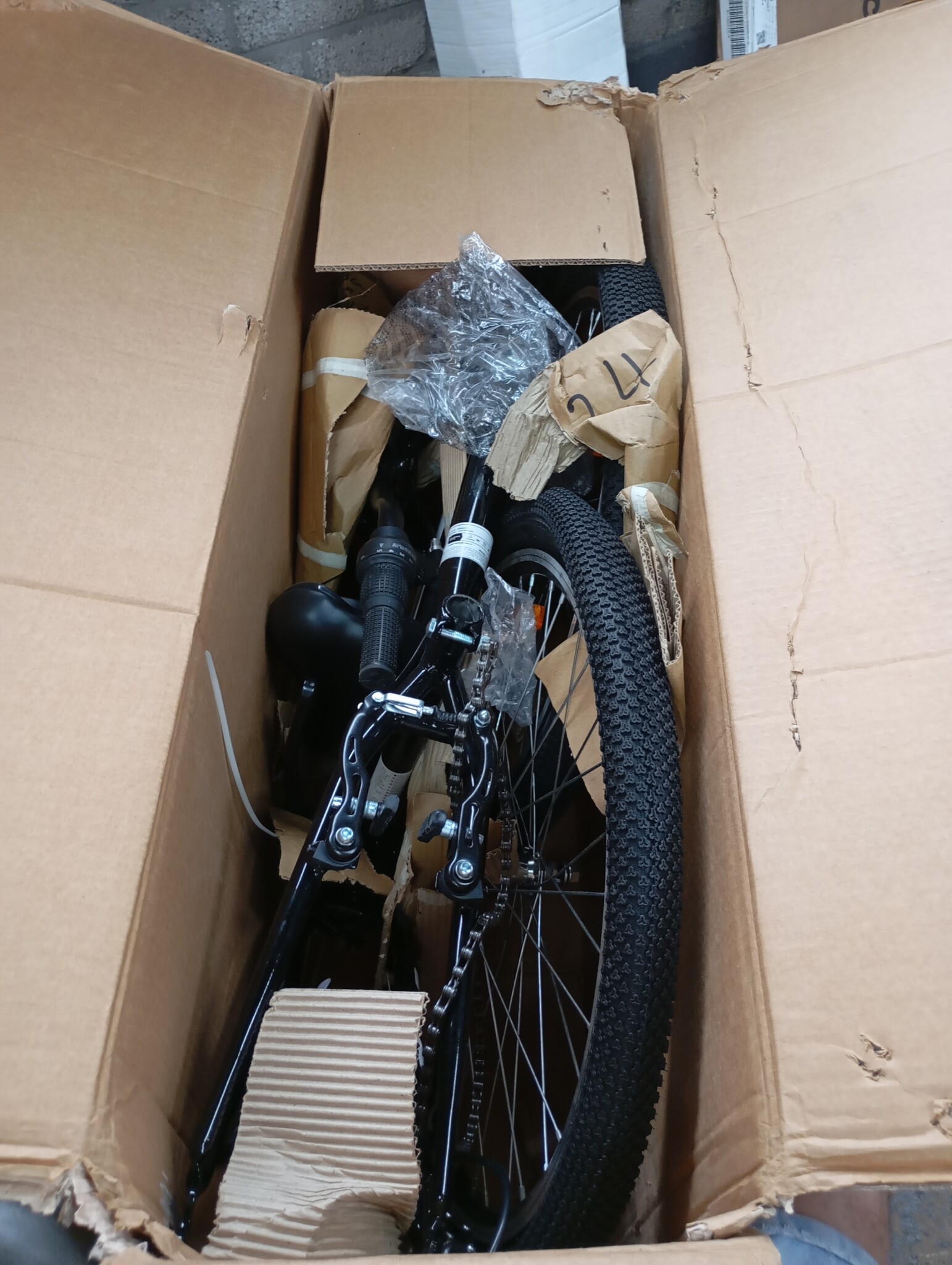vidaXL Mountainbike 24 Inch 6-Speed voor 8-12 jaar oud Zwart