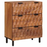 vidaXL Dressoir 60 x 33 x 75 cm Massief Mango Hout