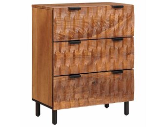 vidaXL Dressoir 60 x 33 x 75 cm Massief Mango Hout