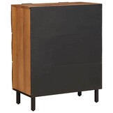 vidaXL Dressoir 60 x 33 x 75 cm Massief Mango Hout