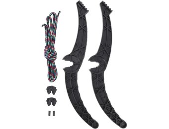 1 Paar Herbruikbare Remhendels voor Slee/Snowboard/Ski - Kunststof - 72% Korting