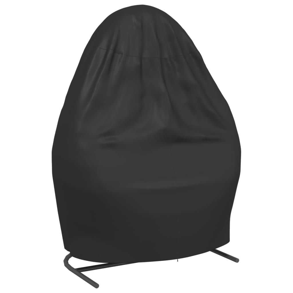 VidaXL Dubbele Ei-Stoelhoes Zwart Ø 146x210 cm - 34% Korting