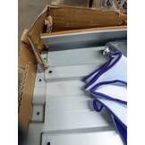 vidaXL Overkapping voor robotmaaier 92x97x63 cm staal bruin