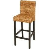 vidaXL Barkrukken 2 st abaca