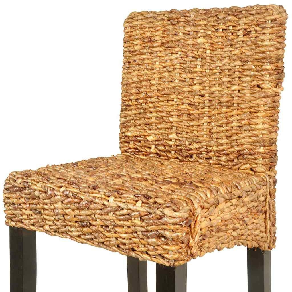 vidaXL Barkrukken 2 st abaca