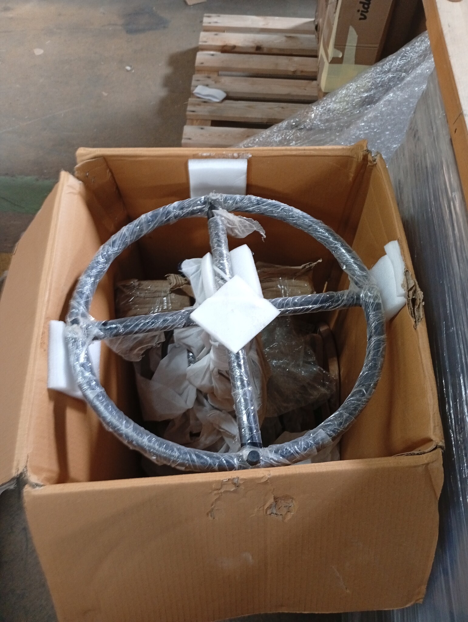 vidaXL Barkrukken 2 st massief gerecycled hout