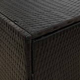 VidaXL Tuinkast 198cm Poly Rattan Zwart - 35% Korting!