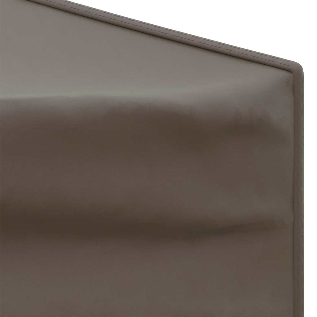 Inklapbare Partytent 3x6 m Taupe met Zijwanden - 35% Korting