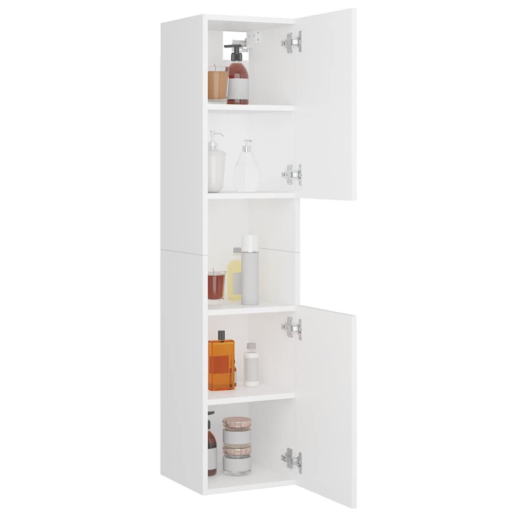 VidaXL Badkamerkast Wit - 30x30x130 cm - 58% Korting