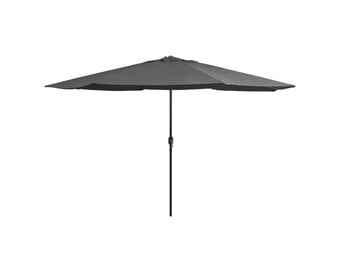 vidaXL Antraciet Parasol 390cm met Zwengel Mechanisme - 54% Korting