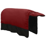 Paardendeken Bordeaux/Zwart 155 cm Polyester - 34% Korting