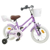 Kinderfiets 14 Inch Paars - 35% Korting