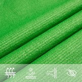 vidaXL Zonnezeil Lichtgroen 3x4x4m HDPE - 52% Korting