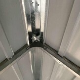 VidaXL Tuinschuur Lichtbruin Staal - 277x110,5x181 cm - 35% Korting