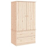 vidaXL Kledingkast ALTA Grenenhout - 90x55x170 cm - 35% Korting