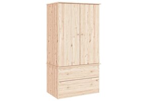 vidaXL Kledingkast ALTA Grenenhout - 90x55x170 cm - 35% Korting
