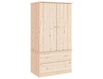 vidaXL Kledingkast ALTA Grenenhout - 90x55x170 cm - 35% Korting
