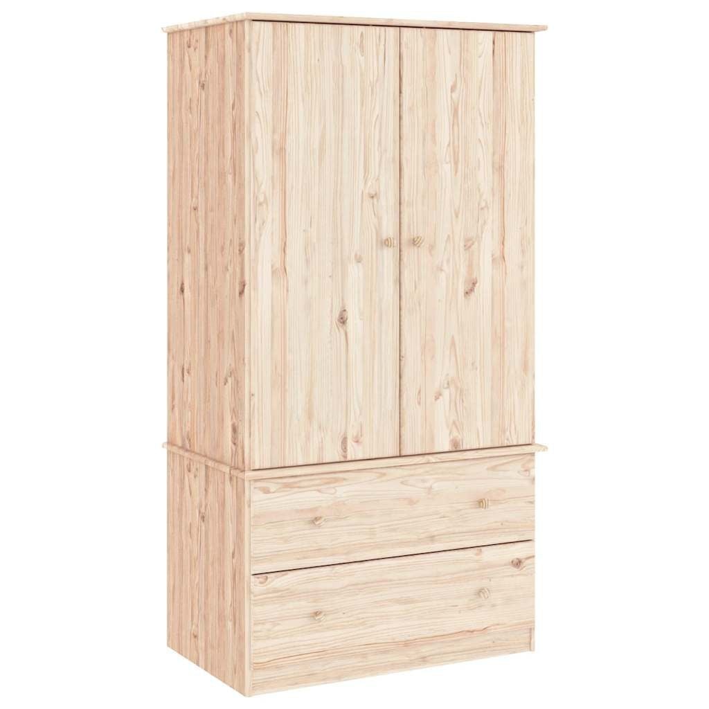 vidaXL Kledingkast ALTA Grenenhout - 90x55x170 cm - 35% Korting