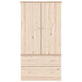 vidaXL Kledingkast ALTA Grenenhout - 90x55x170 cm - 35% Korting