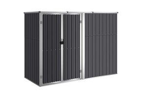 VidaXL Tuinschuur Antraciet (225x89x161 cm) - 35% Korting
